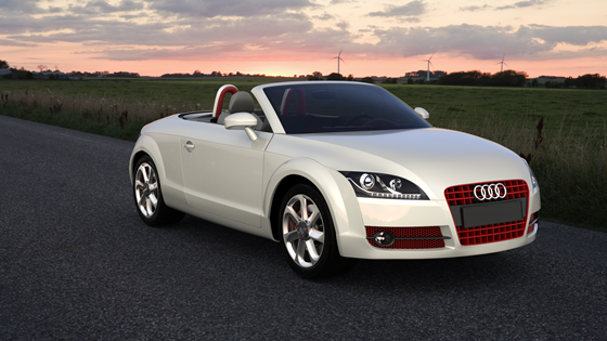 3D modeling & rendering: Cars