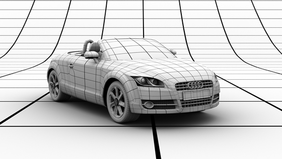 3D modeling & rendering: Cars